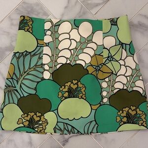 Zara Multicolor Floral Mini Skirt